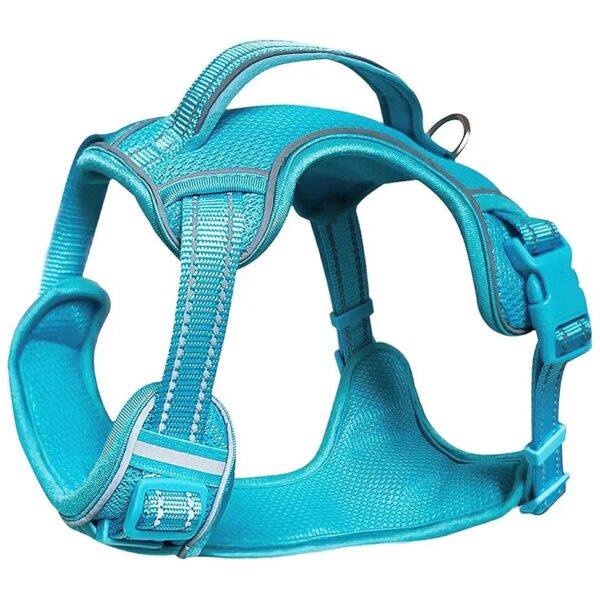 No-Pull Reflective Dog Harness with Front Clip and Easy-On Buckles for Training