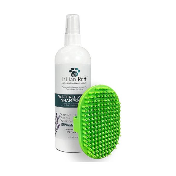 No-Rinse Dry Shampoo for Dogs with Sensitive Skin and Dull Coat