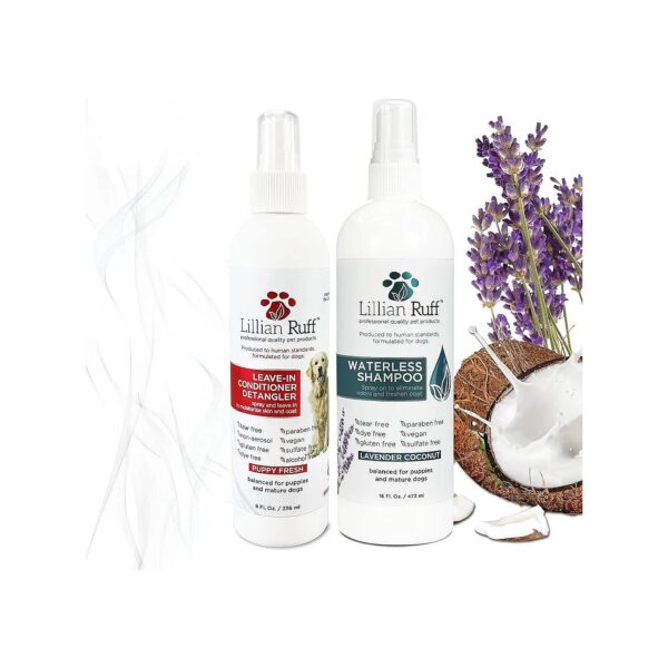 No-Rinse Hydrating Dog Conditioner and Deodorizer for Healthy Coat and Skin