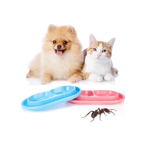 No-Spill Pet Food Bowls for Cats and Small and Medium Pets