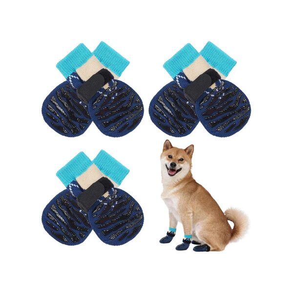 Non Slip Dog Socks for Hardwood Floors and Hot Pavement Protection