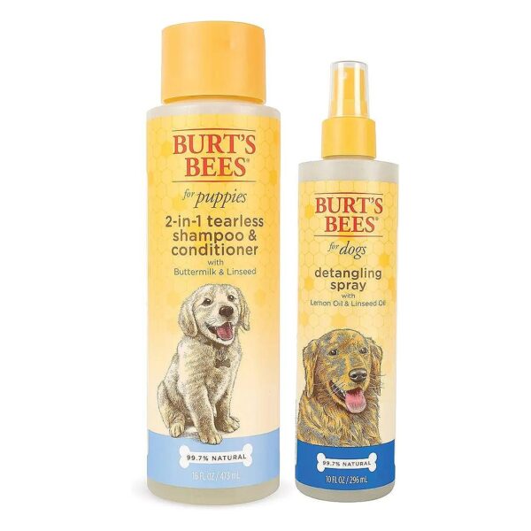 Non-Fragrant, Gentle Shampoo and Conditioner for Puppies and Small Breed Dogs