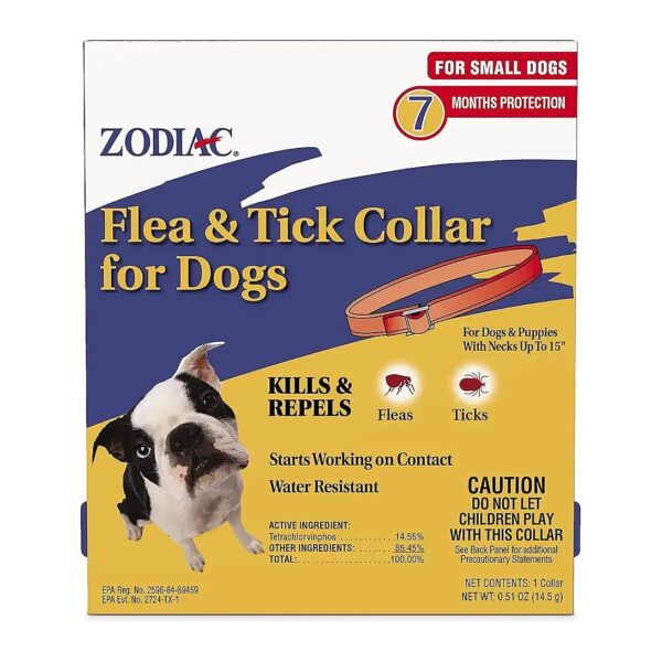 Non-Greasy Small Dog Flea Tick Prevention Collar for Puppy