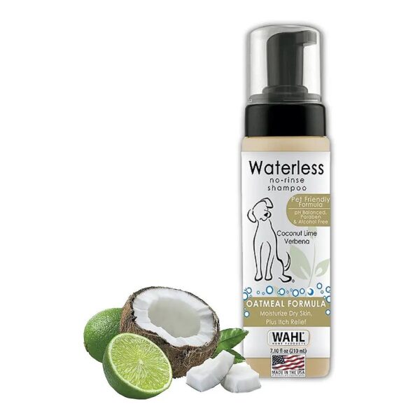 Non-Rinse, pH Balanced Waterless Shampoo for Animals with Fleas or Ticks