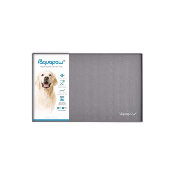 Non-Slip Pet Feeding Mat - Waterproof, Dishwasher Safe, and Raised Edges