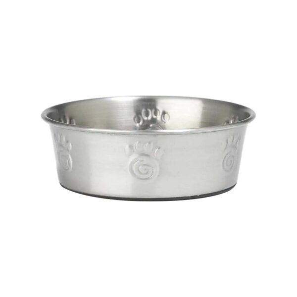 Non-Slip Stainless Steel Dog Cat Bowl for Small Pets Any Size