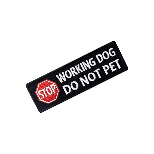 Non-Toxic and Washable Don't Pet Patch for Dog Owners and Trainers