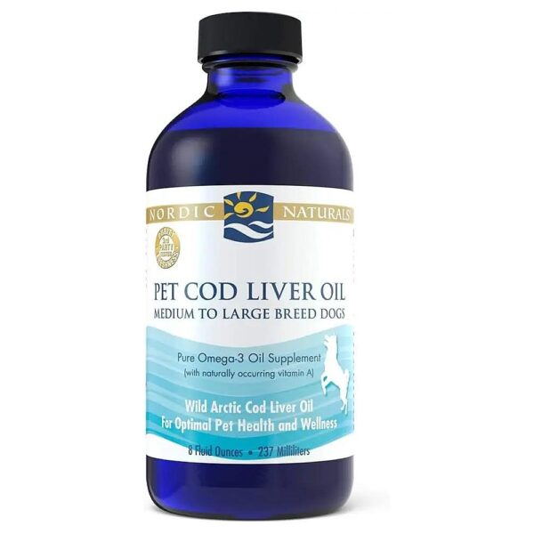 Nordic Naturals Pet Cod Liver Oil for Medium to Large Breed Dogs