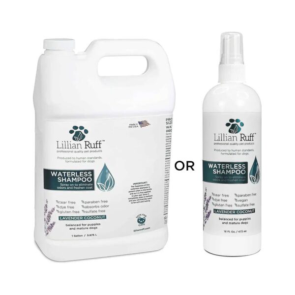 Nourishing No-Rinse Dry Shampoo for Dogs with Essential Oils and pH-Balanced Ingredients