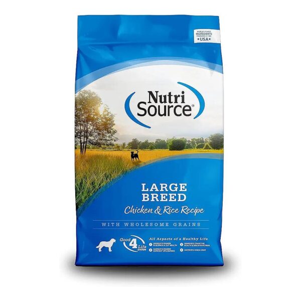 NutriSource-Style Large Breed Adult Dog Food with Chicken and Rice and Whole Grains