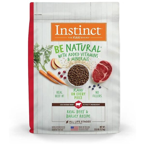 Nutrient-Rich Real Beef and Barley Dry Dog Food for Adult Canines