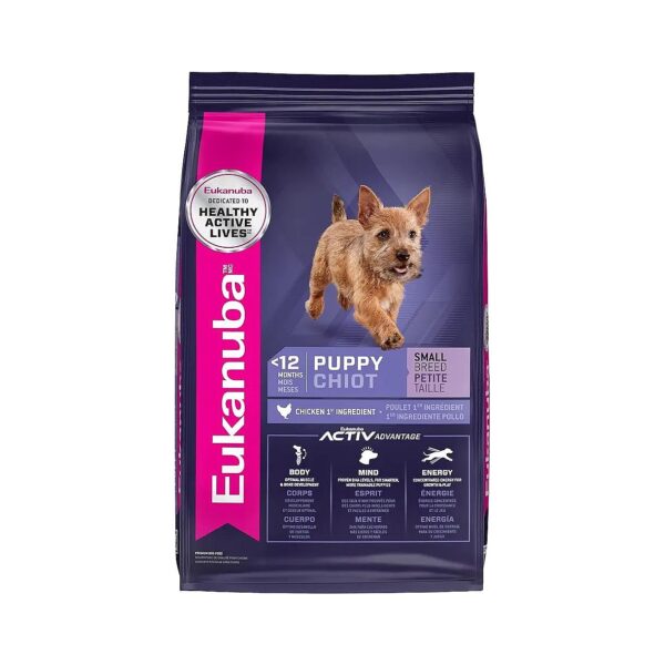 Nutritious Dry Dog Food for Small Breed Puppies with High-Quality Chicken and DHA