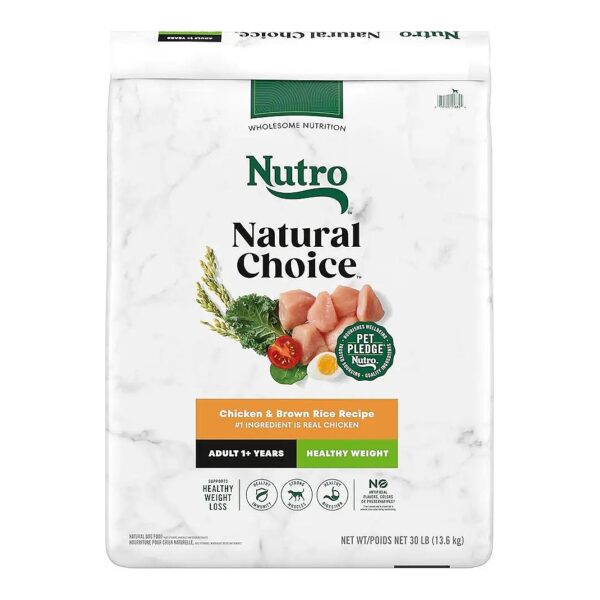 Nutro Natural Choice Adult Dog Food with Real Chicken and Brown Rice Recipe