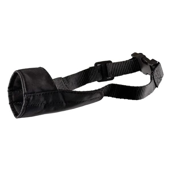 Nylon Muzzle for Dogs 39-51cm Size XS 15cm Length Adjustable Black Nylon