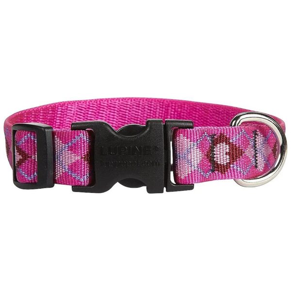 Nylon Puppy Love Dog Collar For Small Breed Dogs Adjustable