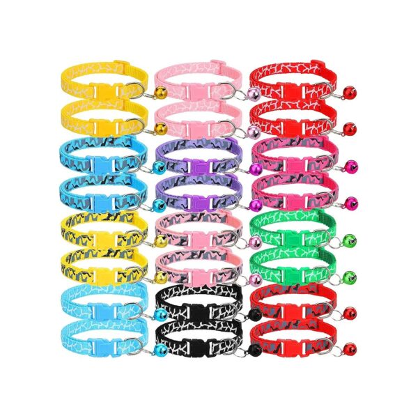 Nylon Whelping ID Collars for Newborn Puppies and Small Dogs Breakaway Design