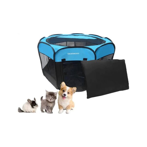 Octagonal Pet Exercise Pen with Waterproof and Spacious Design for Puppies and Kittens