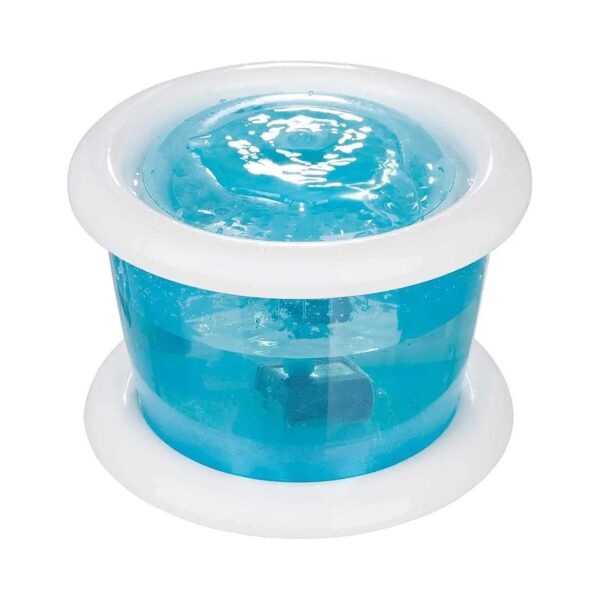 Odorless Water Bowl For Small Spaces Silicone Plastic 3 Liters Fresh Running Water