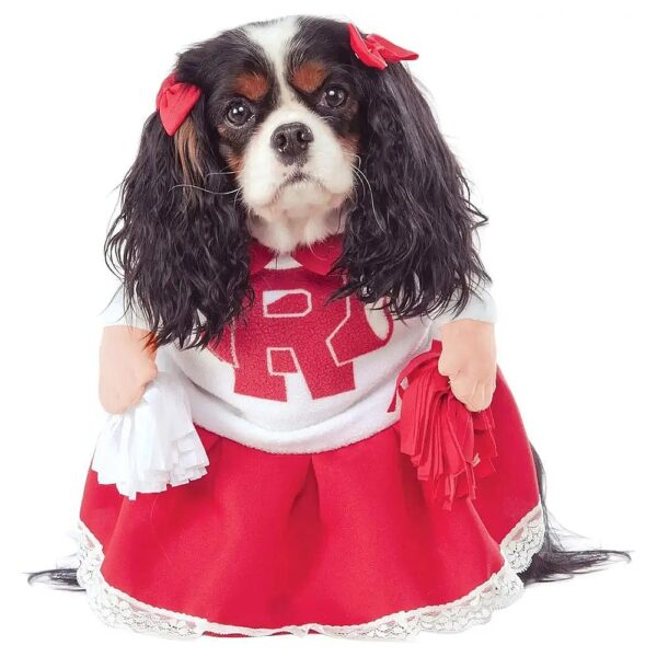 Official Grease Rydell High Cheerleader Pet Costume for Large Breed Dogs