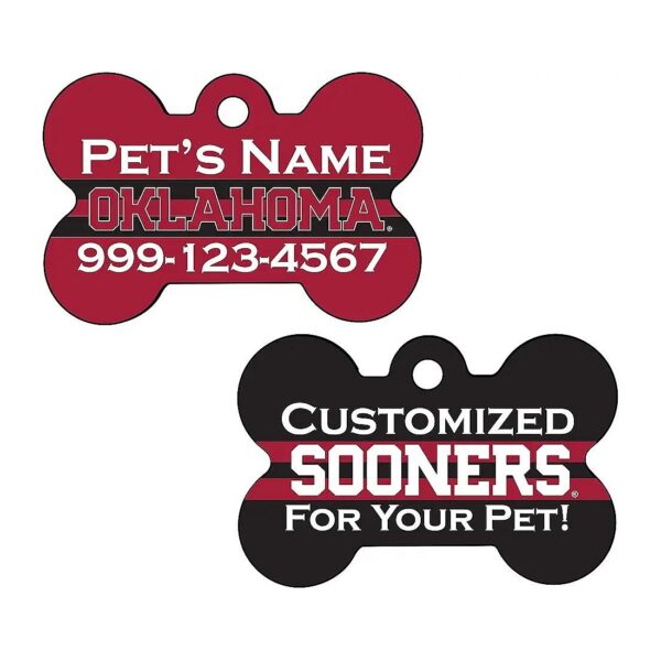 Oklahoma University Licensed Pet Tag for Your Faithful Companion