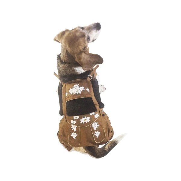 Oktoberfest Dog Lederhosen with High-Quality German Style and Adjustable Sizes XS to 8XL