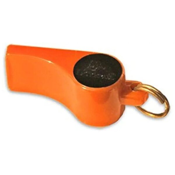 Orange Nylon Dog Whistle with Buckle Closure for Dog Training Accessories