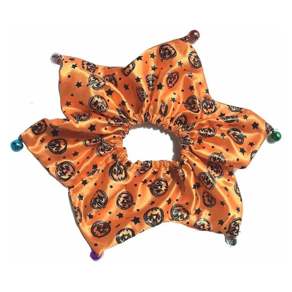 Orange Pumpkin Halloween Pet Accessories Collar for Cat Costume and Halloween