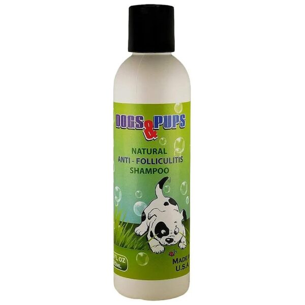 Organic Dog Shampoo for Folliculitis, Mange, and Hot Spots