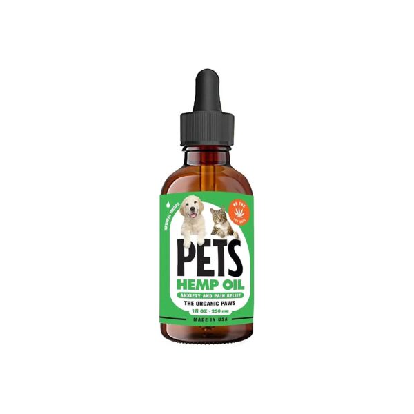 Organic Hemp Oil for Pets - Natural Stress Relief and Pain Management