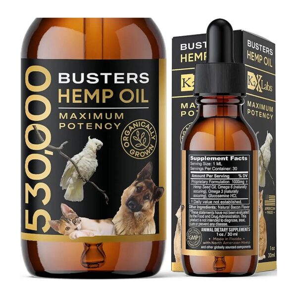 Organic Hemp Oil for Pets with Maximum Potency and Natural Relief