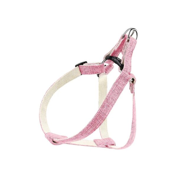 Organic Rose Hemp Harness for Dogs with Sensitive Skin or Allergies Proven Eco Friendly