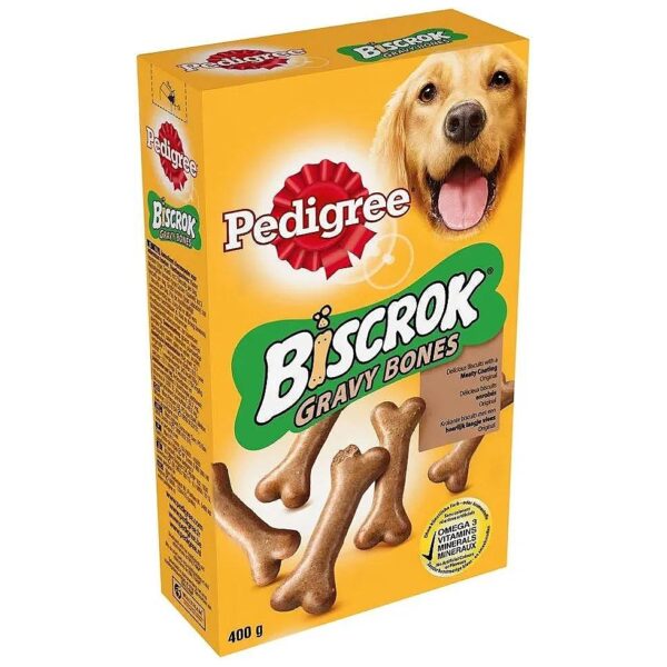 Original Biscuit Flavor Gravy Bones Treat for Dogs 400g