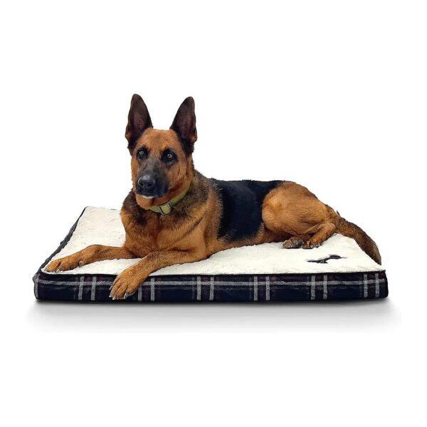 Orthopedic Dog Pillow Bed with Removable Cover and Waterproof Liner for Large Dogs