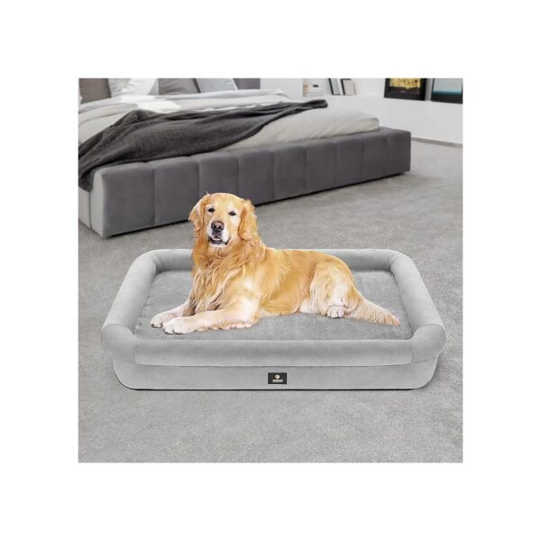 Orthopedic Foam Dog Bed with Nonslip Bottom for Large Dog Comfort