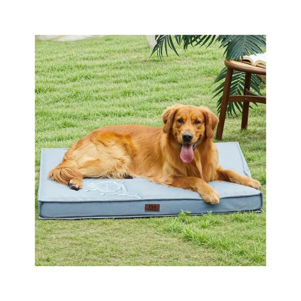 Orthopedic Foam Waterproof Dog Bed for Large Dogs with Removable Machine Washable Cover