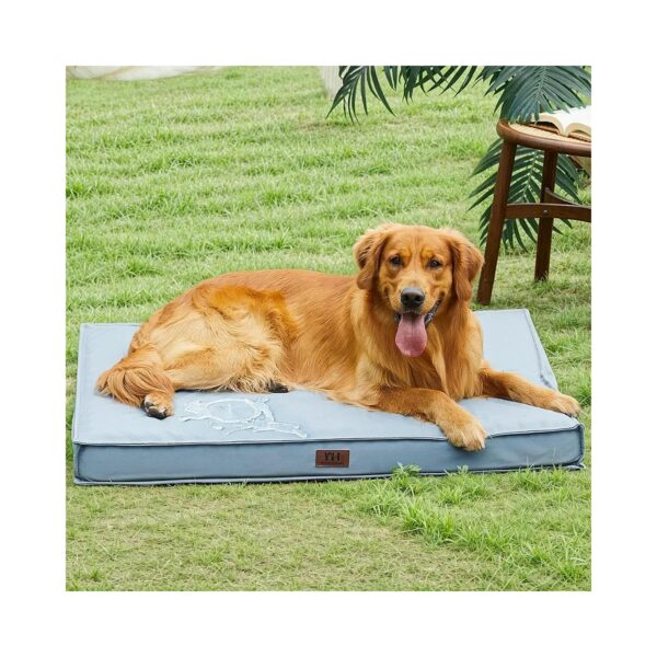 Orthopedic Waterproof Dog Bed for Large Dogs Foam Cushioning for Pain Relief and Comfort