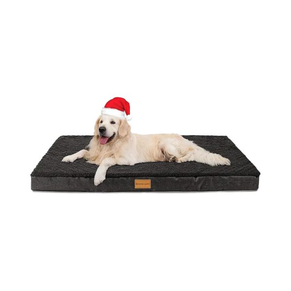 Orthopedic XXL Dog Bed with Removable Washable Cover and Nonskid Bottom for Pet Comfort