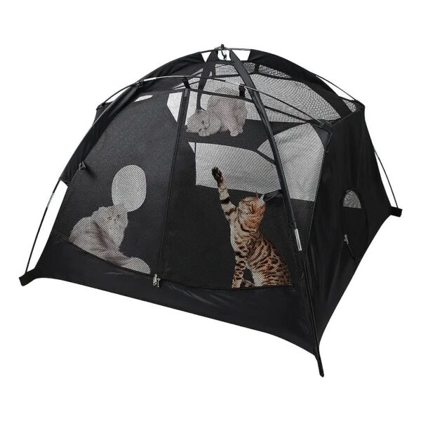 Outdoor Pet Tent for Cats Rabbits and Small Pups with Unique Design