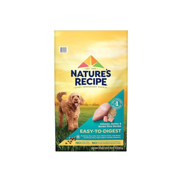 Outstanding Dog Food Formula with Real Chicken, Rice, and Barley for Easy Digestion