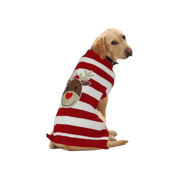 OverLarge Christmas Dog Sweaters for Large Dogs Santa Pet Clothes Xmas Dog Accessories