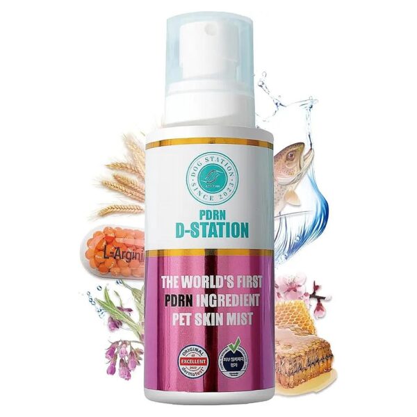 PDRN Pet Skin Mist Spray Anti-Itch Deodorizing Moisturizing for Dogs and Cats