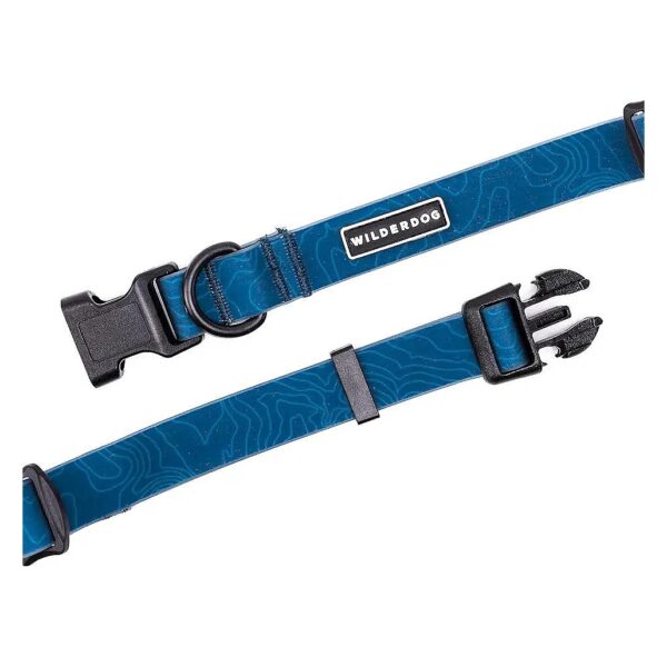 Pacific Blue Waterproof Dog Collar for Outdoor Dogs and Puppies