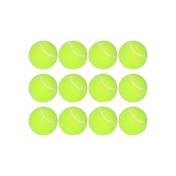 Pack of 12 Durable 2inch Green Tennis Balls for Small Dogs