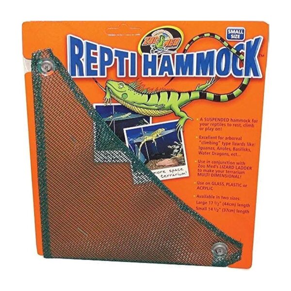 Pack of 2 Nylon Mesh Hammocks for Small Reptiles to Relax and Reduce Stress