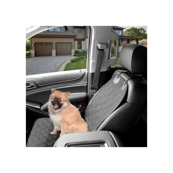 Padded Dog Front Car Seat Cover with Waterproof and Heat-Resistant Material