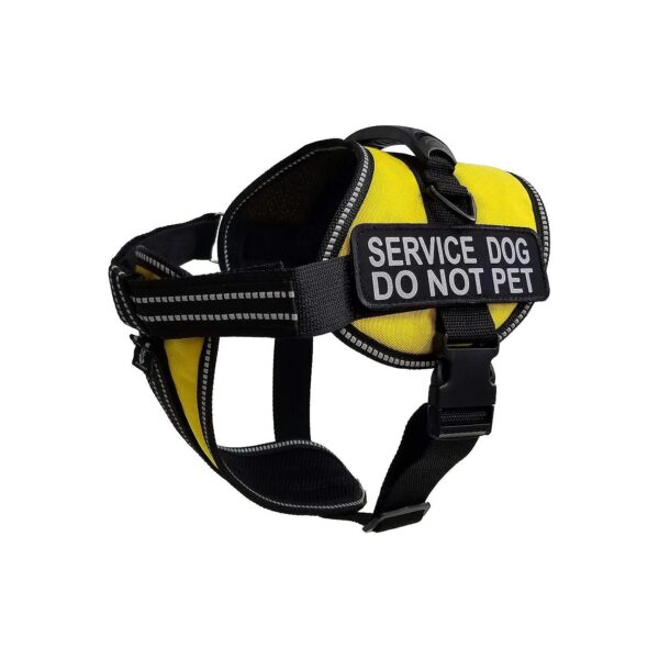 Padded Dog Harness with Contoured Padded Chest and Reflective Edges and Loops