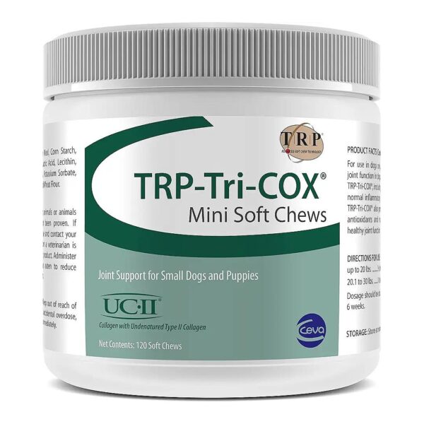 Palatable Soft Chews for Small Dogs with Tri-COX Joint Support and Inflammation Relief