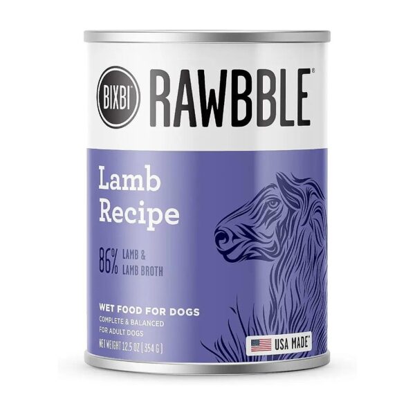 Pature-Raised Lamb Canned Wet Food for Adult Dog Meals