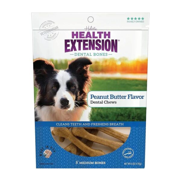 Peanut Butter Flavor Dog Bone Treats for Puppy Training and Dental Health