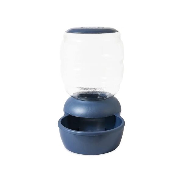 Pearl Peacock Blue Color Automatic Dry Food Feeder for Cats and Dogs